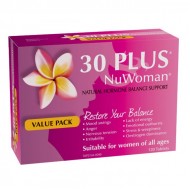 30 Plus NuWoman女性 荷尔蒙他情绪调节片 120粒 【保质期2027/02】