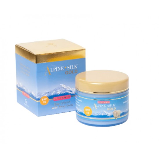 Alpine Silk Gold Placenta Day Creme with Aloe Vera 金装羊胎素 芦荟日霜 SPF15+ 100g【保质期2027/12】