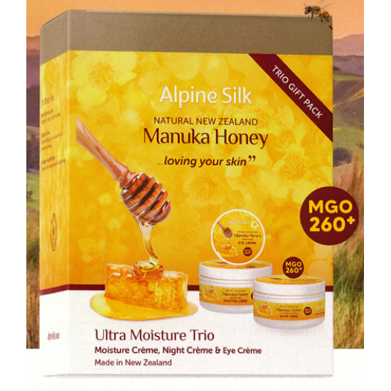 Alpine silk manuka honey gift pack (日霜100g+晚霜100g+眼霜30g) ASM213	