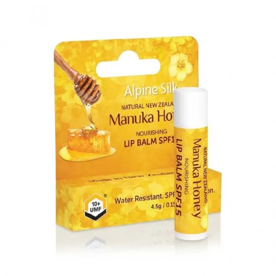 Alpine silk manuka honey lip balm spf15 蜂蜜润唇膏 4.5g【保质期2027/03】