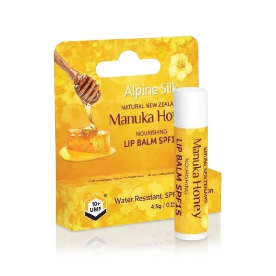 Alpine silk manuka honey lip balm spf15 蜂蜜润唇膏 4.5g【保质期2027/11】