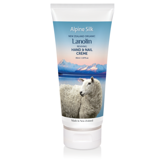 Alpine Silk Organic Lanolin Hand & Nail Creme 有机绵羊油手霜 85ml【保质期2028/09】
