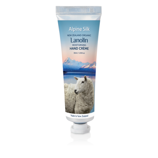 Alpine Silk organic lanolin moisturising hand creme 30ml 有机羊毛脂保湿手霜 30ml ASO107 【保质期2028/09】