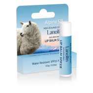 Alpine Silk organic lanolin nourishing lip balm spf15 4.5g 有机羊毛脂滋养润唇膏 spf15 4.5g ASO109 【保质期2027/12】