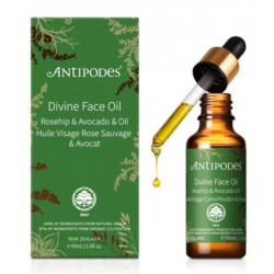 Antipodes Divine Face Oil 有机鳄梨玫瑰果面部精华油 30ml【保质期2028/11】 Antipodes Divine Face Oil 有机鳄梨玫瑰果面部精华油 30ml【保质期2028/11】
