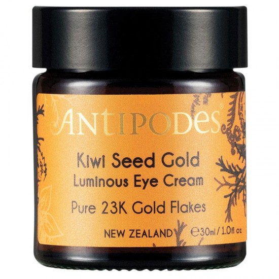 Antipodes Kiwi Seed Gold Eye Cream 23k纯金箔黄金眼霜 30ml【保质期2025/05】