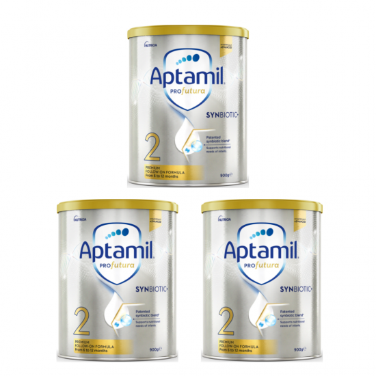 【包邮包税】Aptamil 爱他美 白金版2段一箱3罐 【保质期2025/10】