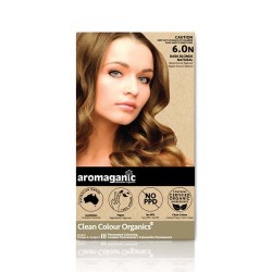 Aromaganic 染发膏热深亚麻色 6.0N 澳洲天然有机染发 Aromaganic 染发膏热深亚麻色 6.0N 澳洲天然有机染发