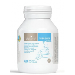 Bioisland VitaEyes for Children 60 Caps 儿童叶黄素胶囊 60粒【保质期2027/04】 Bioisland VitaEyes for Children 60 Caps 儿童叶黄素胶囊 60粒【保质期2027/04】