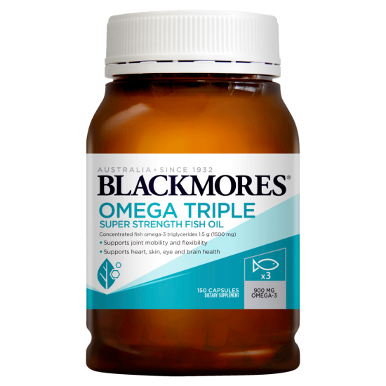 Blackmores 澳佳宝 3倍浓缩Omega3深海鱼油精华（三倍鱼油）  150粒【保质期2026/04】