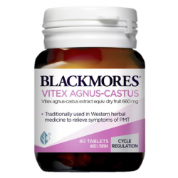 Blackmores vitex 澳佳宝/葆丽美 圣洁莓 调节女性荷尔蒙多囊卵巢片 40片 【保质期2027/08】 Blackmores vitex 澳佳宝/葆丽美 圣洁莓 调节女性荷尔蒙多囊卵巢片 40片 【保质期2027/08】