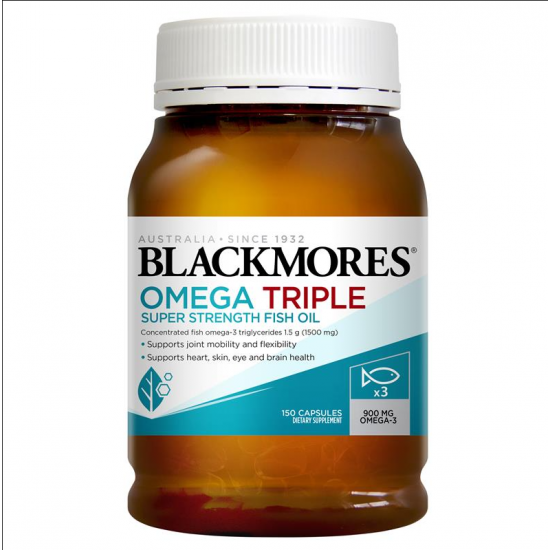 Blackmores 澳佳宝 3倍浓缩Omega3深海鱼油精华（三倍鱼油）  150粒【保质期2028/06】