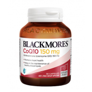 Blackmores CoQ10 150mg 30c 葆丽美 辅酶Q10 150mg 30粒【保质期2028/11】