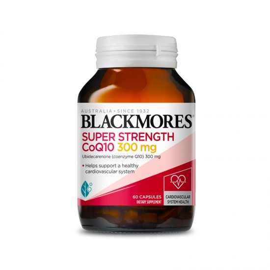 Blackmores 澳佳宝 辅酶Q10胶囊  300mg心脏宝   60粒【保质期2027/01】