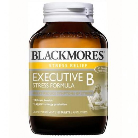 Blackmores Excutive B Stress Formula 160 tab 天然维生素B族 减压【保质期2026/12】