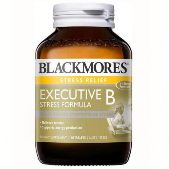 Blackmores Excutive B Stress Formula 160 tab 天然维生素B族 减压【保质期2027/11】