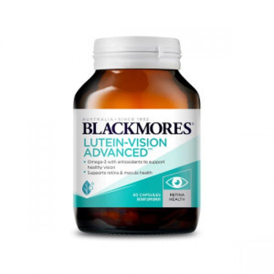 Blackmores 澳佳宝【 加强型】叶黄素护眼胶囊 60粒 [老年性黄斑，眼压高，视网膜问题，白内障] 【保质期2025/10】