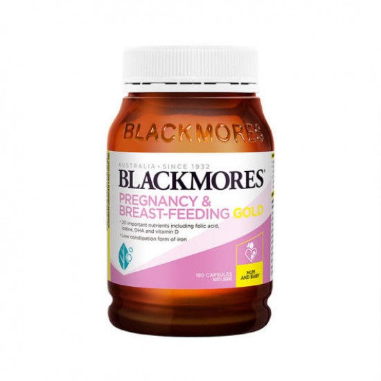 Blackmores Preg Breastfeeding Gold 180c 澳佳宝/葆丽美 孕妇黄金素180粒【保质期2025/05】