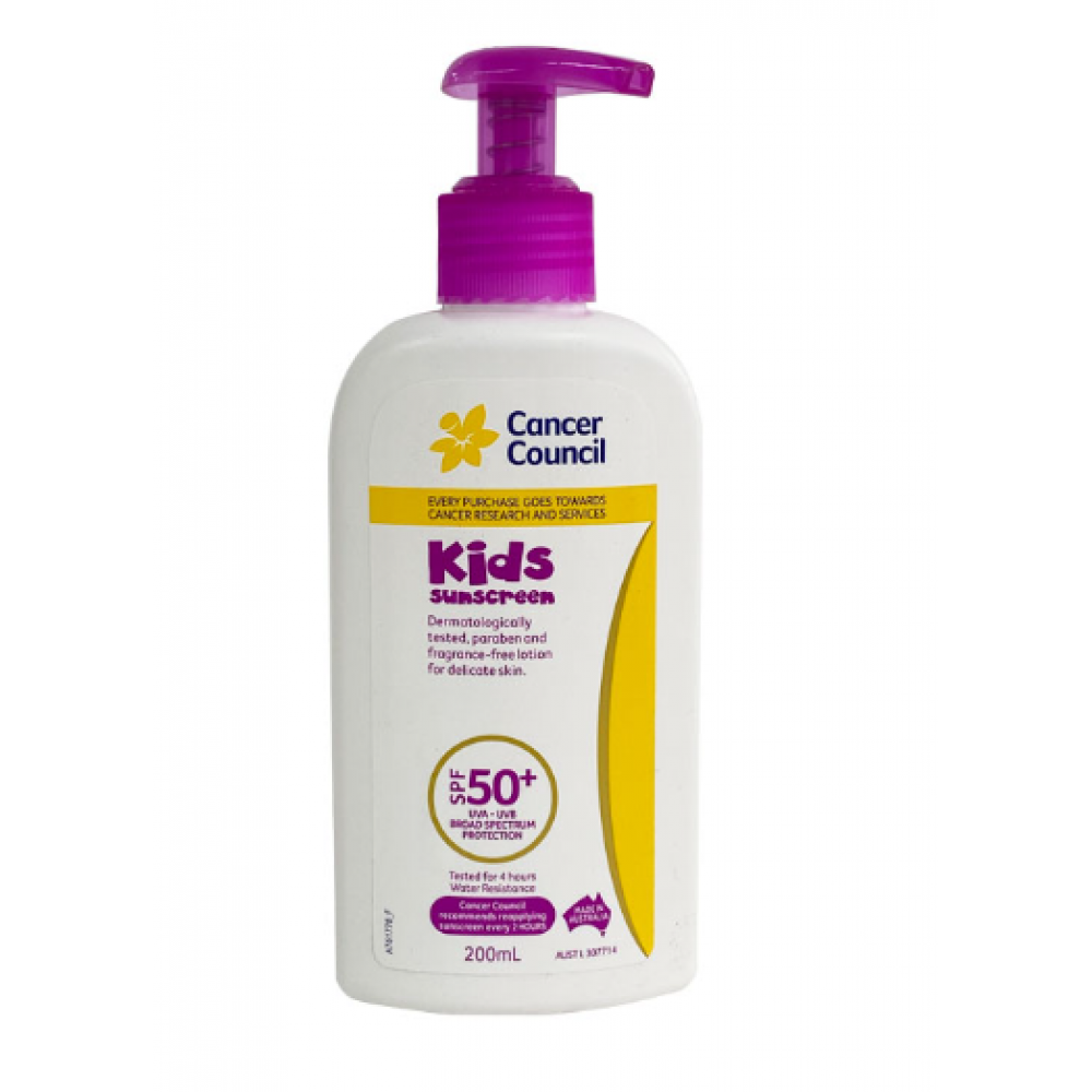 Cancer Council 澳美皙 儿童防晒SPF 50+ 200ml【保质期2028.05】