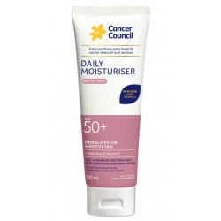Cancer Council Moisturiser Face & Body SPF50+150mL 澳美皙茜茜尔 防晒霜 敏感皮肤【保质期2029/01】