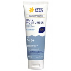 Cancer Council Moisturiser Face & Body SPF50+150mL 澳美皙茜茜尔 防晒霜 4小时防水【保质期2028/11】