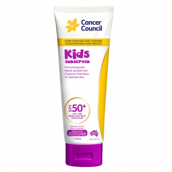 Cancer Council Kids Sunscreen 澳美皙茜茜尔 儿童防晒霜 SPF50+ 110ml 【保质期2026/01】