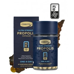 Comvita ultra strength propolis pfl60 60 vegetarian capsules 康维他超高浓度蜂胶 FPL60 素食胶囊 60c【保质期2027/06】 Comvita ultra strength propolis pfl60 60 vegetarian capsules 康维他超高浓度蜂胶 FPL60 素食胶囊 60c【保质期2027/06】