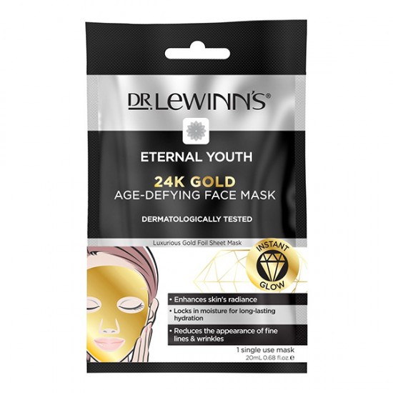 Dr Lewinns 24k gold age-defying face mask 莱文医生永恒青春24K黄金面膜 1p