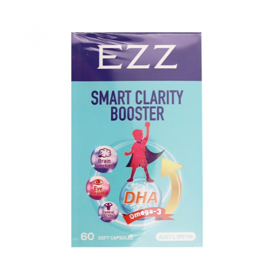 EZZ Brain Focus Superblend 60 Soft Capsules EZZ 聪明丸60粒【保质期2025/10】