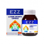 EZZ L-Lysine Growth Capsule EZZ儿童青少年赖氨酸成长胶囊【第三代】 60粒【保质期2029/01】