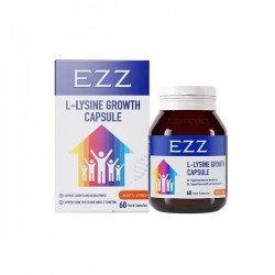 EZZ L-Lysine Growth Capsule EZZ儿童青少年赖氨酸成长胶囊 60粒【保质期2027/04】 EZZ L-Lysine Growth Capsule EZZ儿童青少年赖氨酸成长胶囊 60粒【保质期2027/04】