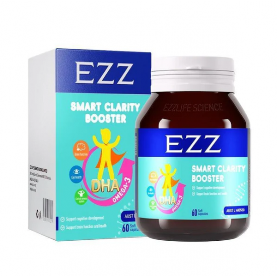 EZZ Smart Clarity Booster 聪明丸DHA 60粒【保质期2028/12】