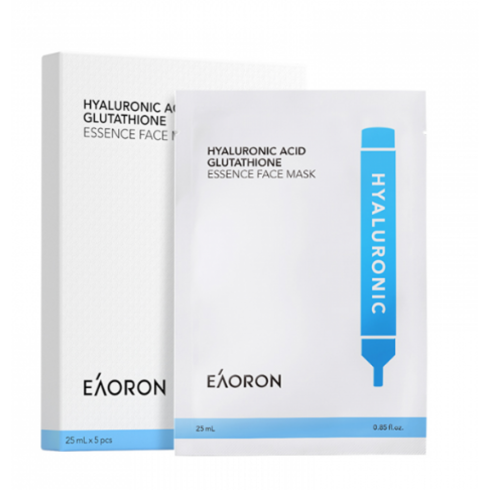 Eaoron Hyaluronic Acid Glutathione Essence Face Mask Eaoron （白色）水光针白面膜