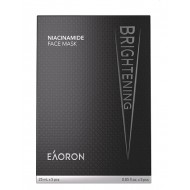 Eaoron Niacinamide Brightening Face Mask 5 Packs Eaoron黑膜水光黑色美白面膜 5片【保质期2026/02】