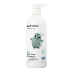 Ecostore Baby Body Wash & Shampoo 婴儿洗发沐浴二合一 535ml【保质期2027/07】 Ecostore Baby Body Wash & Shampoo 婴儿洗发沐浴二合一 535ml【保质期2027/07】