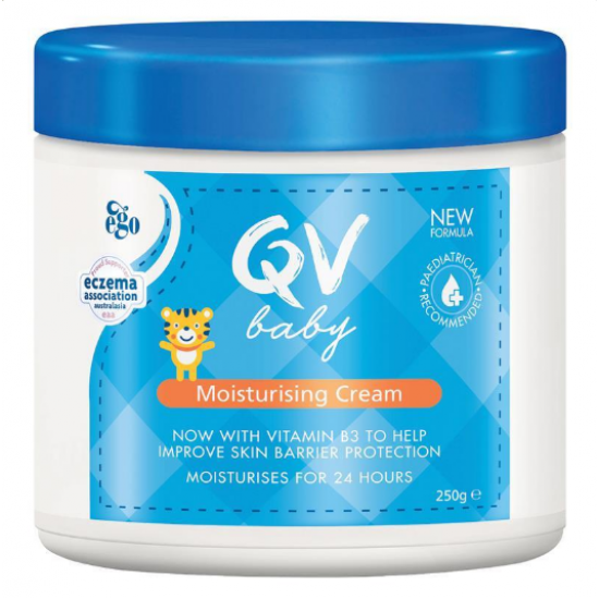 【新款】EGO QV Baby Cream250g 婴儿润肤抗敏感保湿霜(圆罐)  【保质期2027/02】