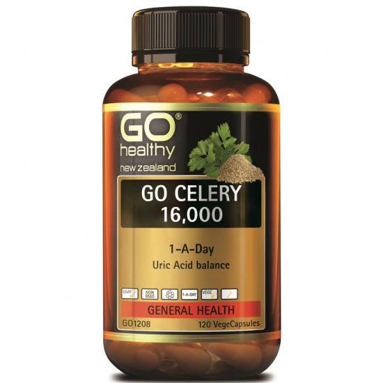 GO healthy celery 16000mg 120c  高之源 芹菜籽精华 120粒 16,000mg 【保质期2026/08】