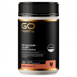 GO Healthy calcium 120c 高之源 天然海藻钙胶囊120粒 【保质期2028/06】 GO Healthy calcium 120c 高之源 天然海藻钙胶囊120粒 【保质期2028/06】