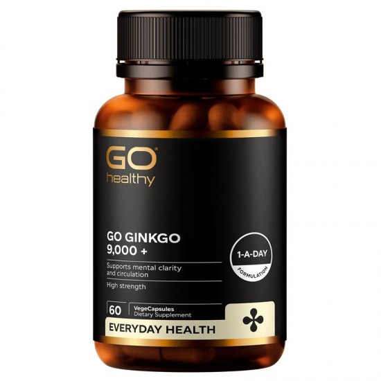 GO Healthy ginkgo 9000+ 60c 高之源 银杏精华胶囊 9000+ 60粒 【保质期2027/09】