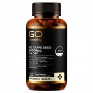 GO Healthy grape seed 60000mg 120c 高之源 葡萄籽胶囊精华 60000mg 120粒 抗氧化【保质期2027/12】