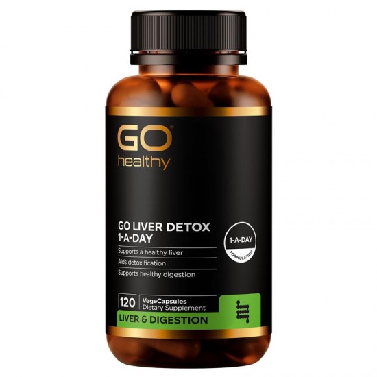Go Healthy 高之源 护肝排毒胶囊 120粒 改善肝脏功能，护肝排毒 【保质期2027/12】