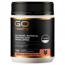 Go Healthy mussel 19000mg 300c 高之源 青口精华关节保护胶囊 19000mg 300粒 【保质期2028/06】 Go Healthy mussel 19000mg 300c 高之源 青口精华关节保护胶囊 19000mg 300粒 【保质期2028/06】