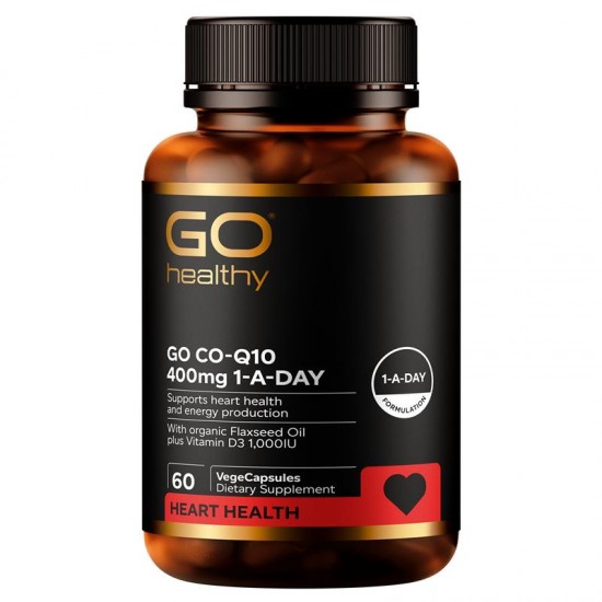 Go Healthy co-q10 400mg 60c 高之源 高含量 辅酶 400mg 60粒 【保质期2027/12】