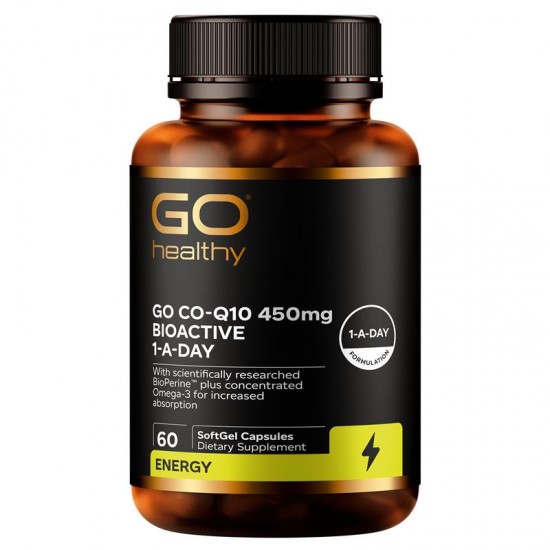 Go Healthy Co-Q10 450mg GO1972 高之源心脏辅酶450mg胶囊【保质期2027/12】