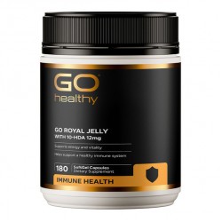 Go Healthy royal jelly 180c 高之源蜂王浆 胶囊 1000mg 180粒 【保质期2028/04】 Go Healthy royal jelly 180c 高之源蜂王浆 胶囊 1000mg 180粒 【保质期2028/04】