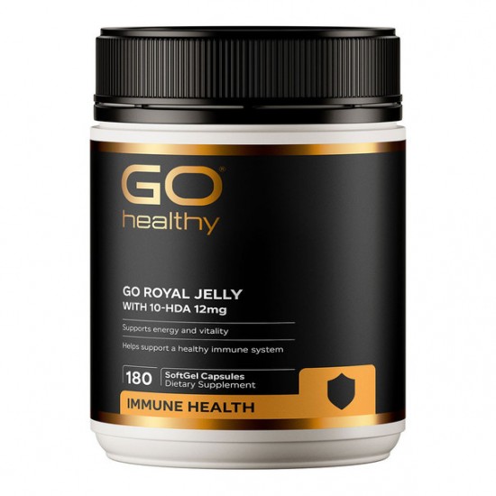 Go Healthy royal jelly 180c 高之源蜂王浆 胶囊 1000mg 180粒 【保质期2027/12】