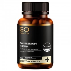 Go Healthy selenium 150mcg 120c 高之源 补硒胶囊 150mcg 120粒 提高免疫力保护肝脏抗氧化【保质期2028/03】