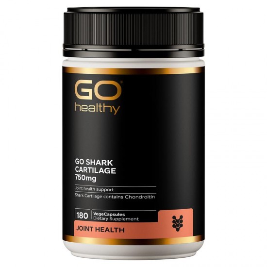 Go healthy go shark cartilage 750mg 180c 高之源鲨鱼软骨素750mg 180粒【保质期2027/11】