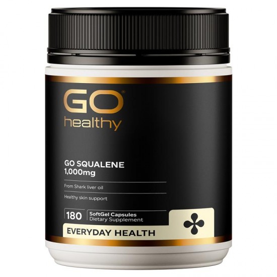 Go Healthy squalene 1000mg 180c 高之源 角鲨烯 1000mg 180粒 保肝护肝 抗肿瘤 提高免疫力 防止肿瘤转移 【保质期2028/01】