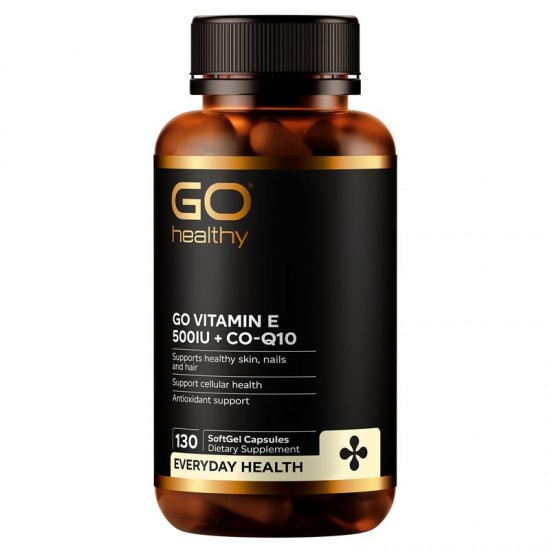 GO Healthy 高之源 维生素E+辅酶Q10 130粒 【保质期2027/09】